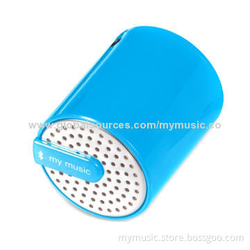 Portable Mini Speaker with Patent and Rechargeable Battery, Made of ABS Case Material